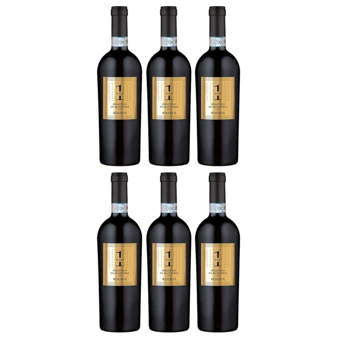 La Volpe Primitivo di Manduria Riserva DOC Uno Rotwein Rot Trocken Italien (6 x 0,75l) - Versanel - Wein