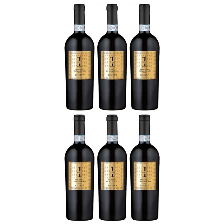 La Volpe Primitivo di Manduria Riserva DOC Uno Rotwein Rot Trocken Italien (6 x 0,75l) - Versanel - Wein