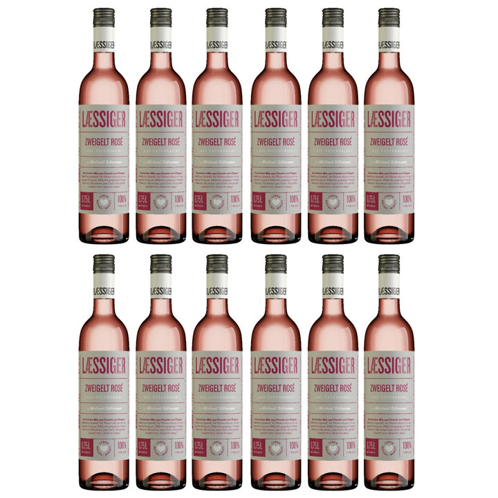Laessiger Zweigelt Rosé Roséwein Wein Trocken Niederösterreich Österreich (12 x 0,75l) - Versanel - Wein