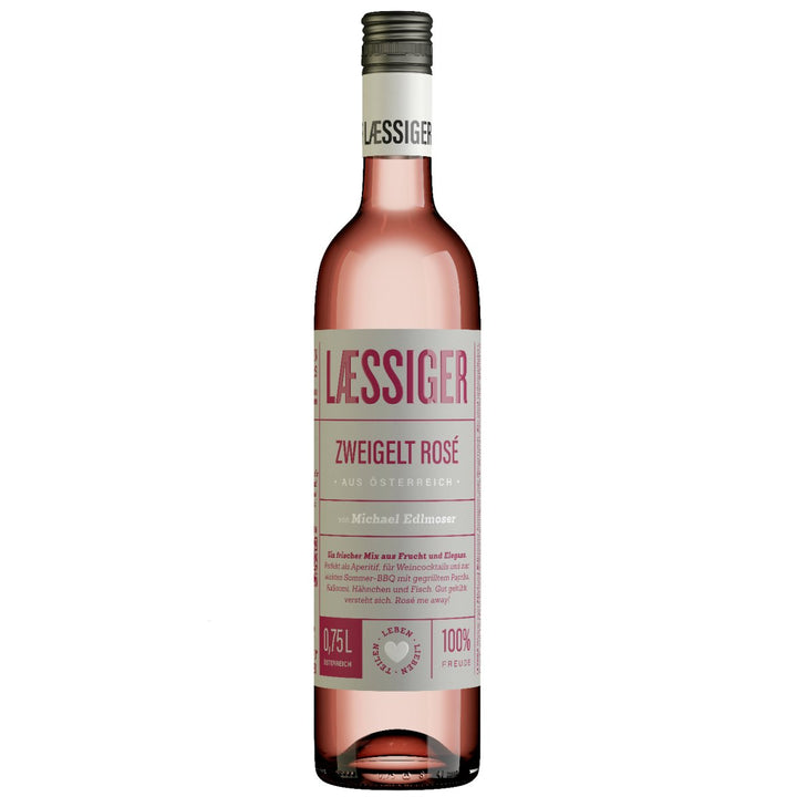 Laessiger Zweigelt Rosé Roséwein Wein Trocken Niederösterreich Österreich (3 x 0,75l) - Versanel - Wein