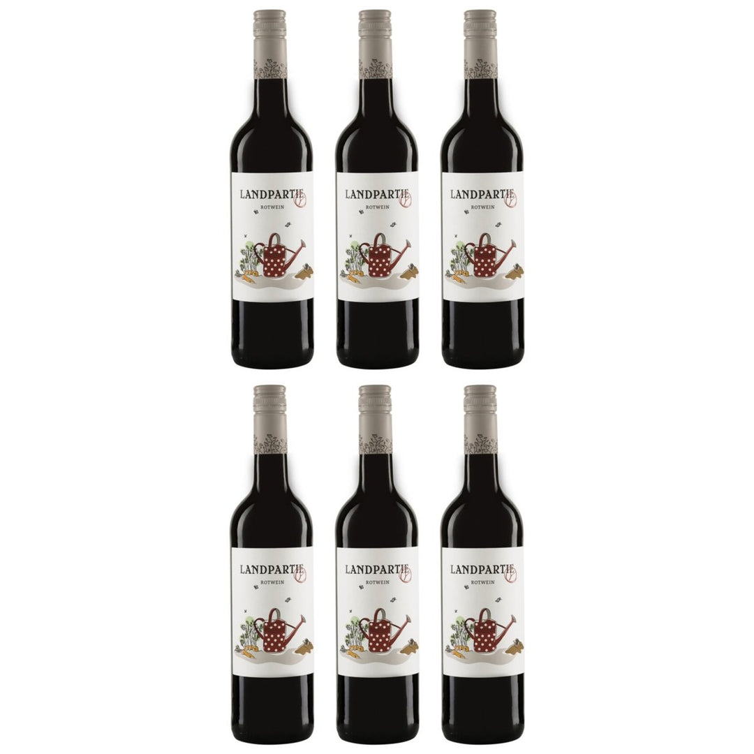 LANDPARTY Rot Rotwein Halbtrocken Deutschland (6 x 0.75l) - Versanel - 