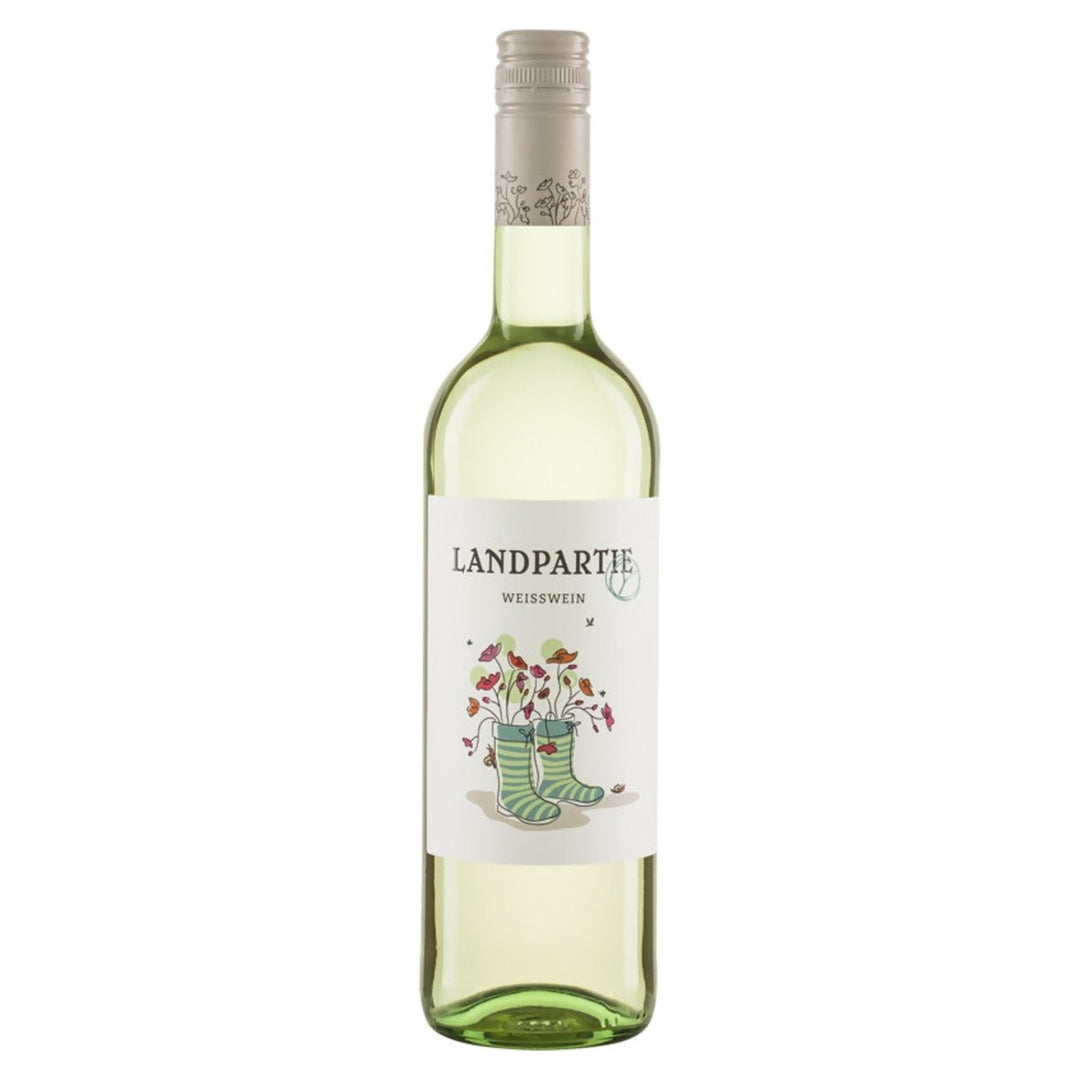 LANDPARTY Weiß Weißwein Halbtrocken Deutschland (12 x 0.75l) - Versanel - 
