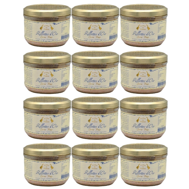 Laredy Gänserillettes klassischer französischer Brotaufstrich Frankreich (12 x 180g) - Versanel - 