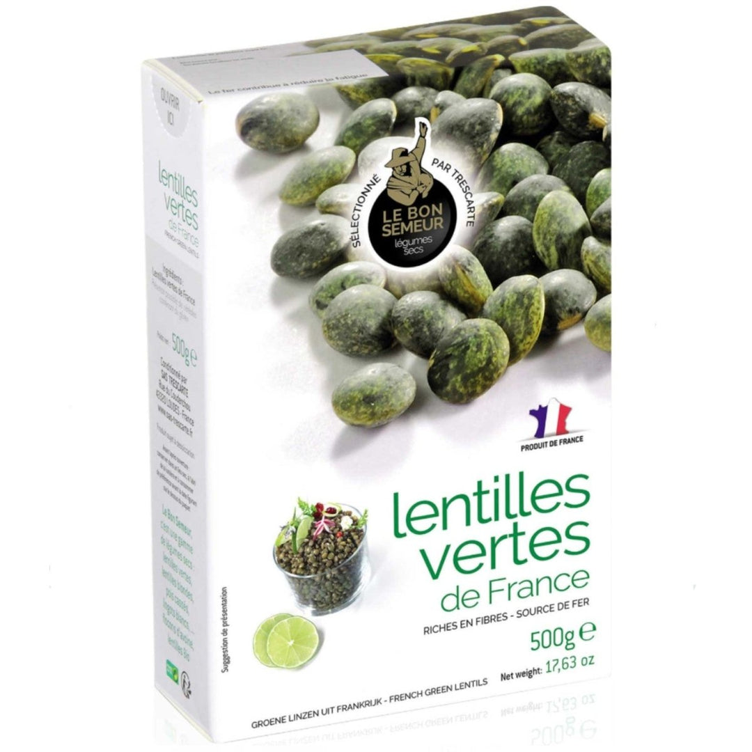 Le Bon Semeur Grüne Linsen Lentilles Vertes Frankreich (6 x 500g) - Versanel - 