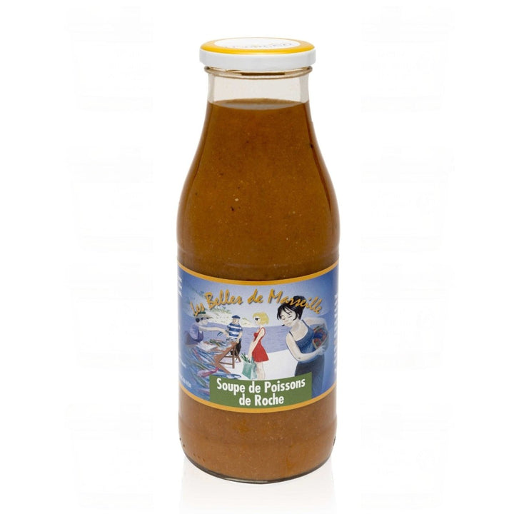Les Belles de Marseille Soupe de Poissons de Roche Fischsuppe Frankreich (6 x 500ml) - Versanel - 