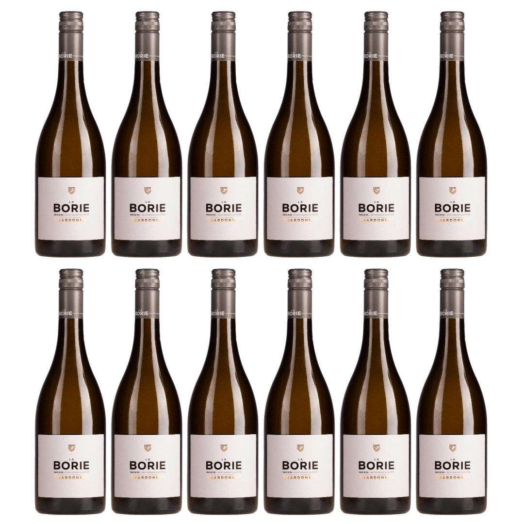 Les Vignobles Foncalieu La Borie Chardonnay IGP d'Oc Weisswein Weiß trocken Frankreich (12 x 0,75l) - Versanel - Wein