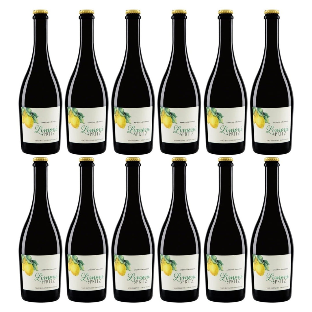 LIMONI SPRITZ Aperitivo Frizzante Aperitif Weiss Mild BIO (12 x 0.75 l) - Versanel -
