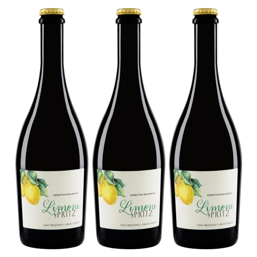 LIMONI SPRITZ Aperitivo Frizzante Aperitif Weiss Mild BIO (3 x 0.75 l) - Versanel -