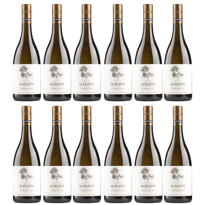 Maison de La Villette Chardonnay VdF Weisswein Weiss trocken Frankreich (12 x 0,75l) - Versanel - Wein
