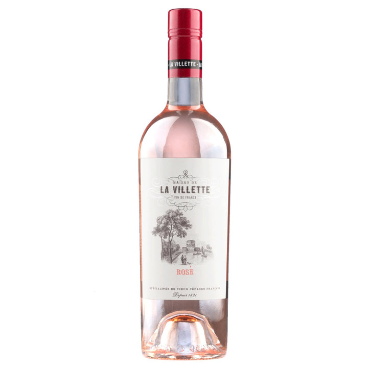 Maison de La Villette Rosé Grenache Cinsault VdF Roséwein Rosé trocken Frankreich inkl. FeinWert E - Book (12 x 0,75l) - Versanel - Wein
