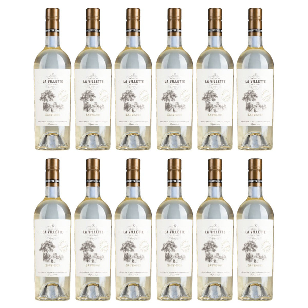Maison de La Villette Sauvignon Blanc VdF Weisswein Weiss trocken Frankreich (12 x 0,75l) - Versanel - Wein