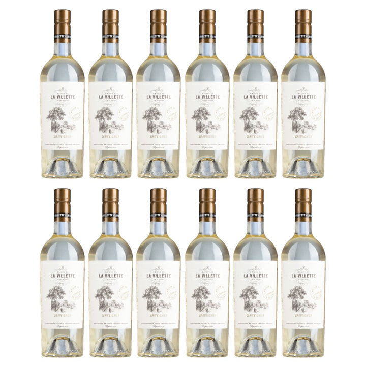 Maison de La Villette Sauvignon Blanc VdF Weisswein Weiss trocken Frankreich (12 x 0,75l) - Versanel - Wein
