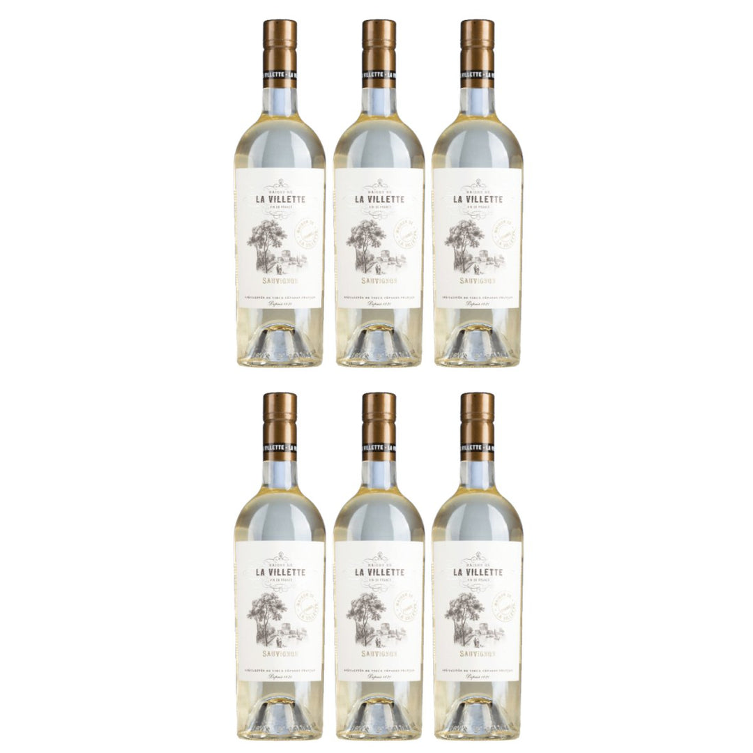 Maison de La Villette Sauvignon Blanc VdF Weisswein Weiss trocken Frankreich (6 x 0,75l) - Versanel - Wein