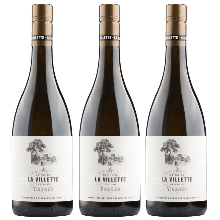 Maison de La Villette Viognier VdF Weisswein Weiss trocken Frankreich (3 x 0,75l) - Versanel - Wein