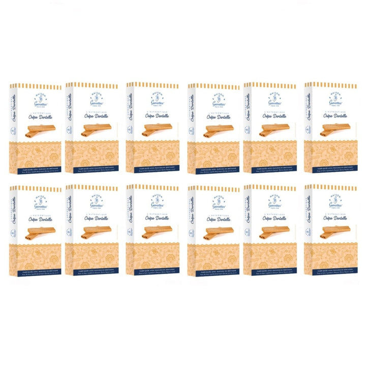Maison Gavottes Crepes Dentelles Knusper Butterröllchen Plätzchen Feingebäck Frankreich (12 x 125g) - Versanel - 
