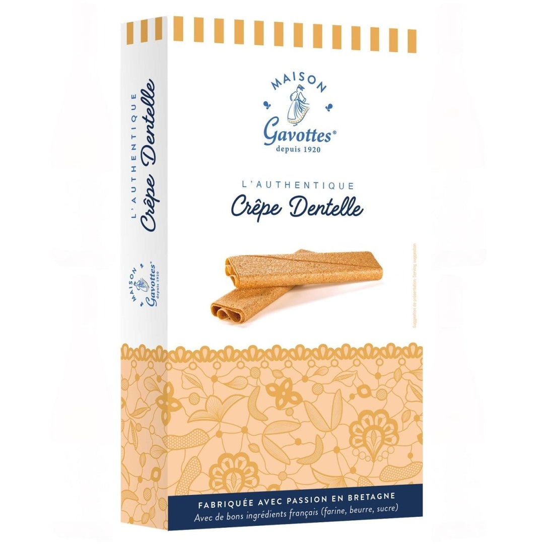 Maison Gavottes Crepes Dentelles Knusper Butterröllchen Plätzchen Feingebäck Frankreich (3 x 125g) - Versanel - 