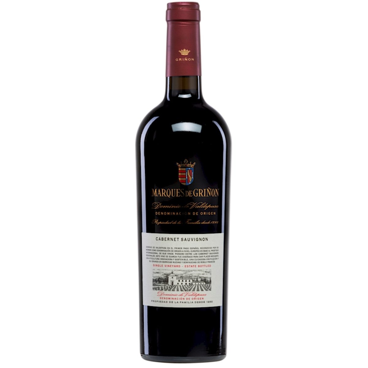 Marqués de Griñón Family Estates Dominio de Valdepusa Cabernet Sauvignon Trocken Rotwein Spanien (12 x 0,75 l) - Versanel - 