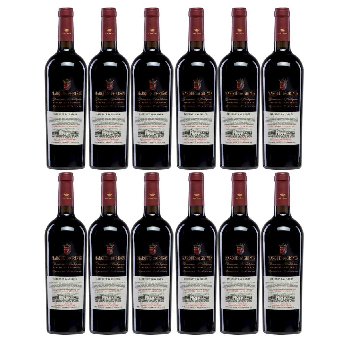 Marqués de Griñón Family Estates Dominio de Valdepusa Cabernet Sauvignon Trocken Rotwein Spanien (12 x 0,75 l) - Versanel - 