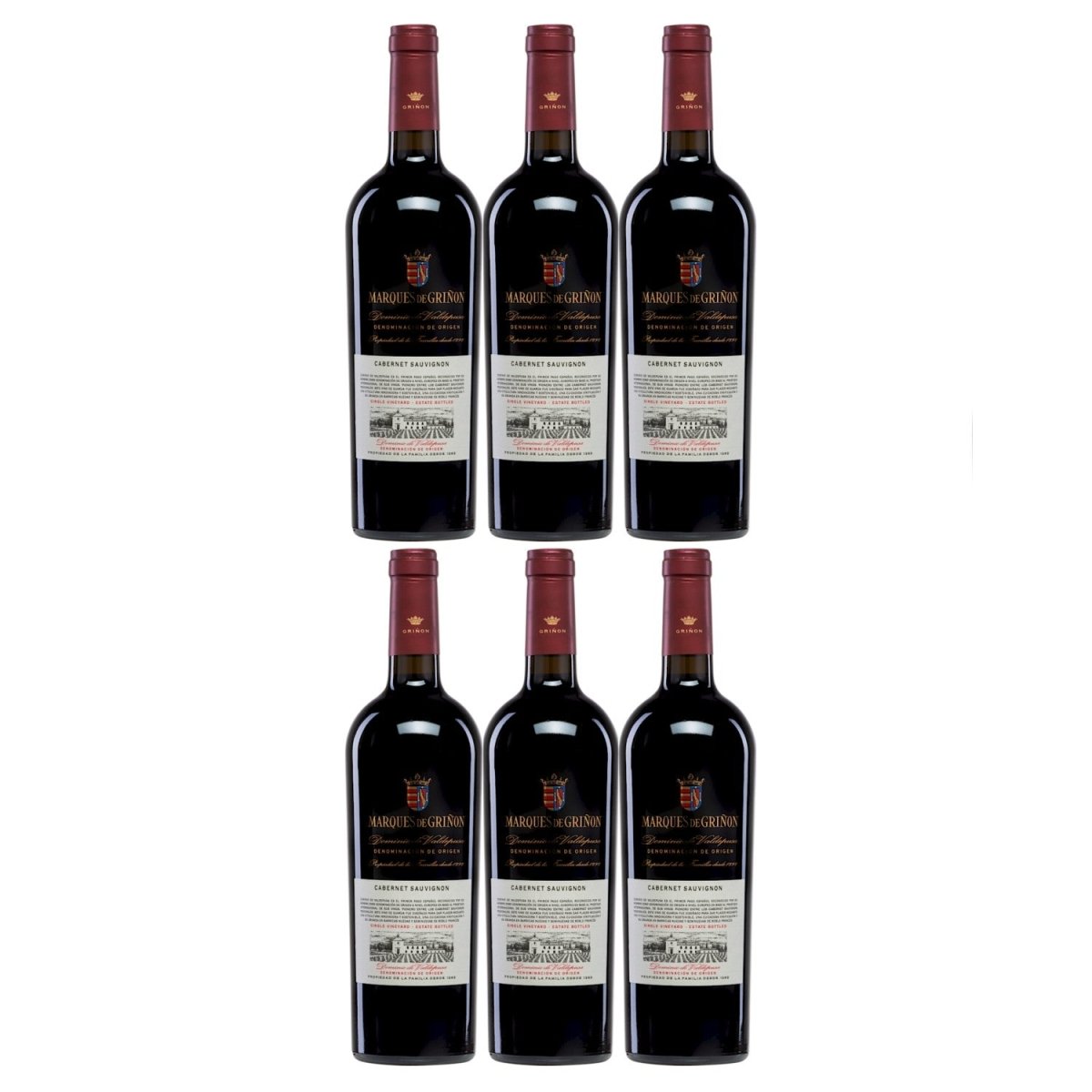 Marqués de Griñón Family Estates Dominio de Valdepusa Cabernet Sauvignon Trocken Rotwein Spanien (6 x 0,75 l) - Versanel - 