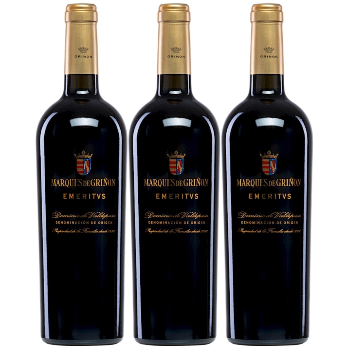 Marqués de Griñón Family Estates Dominio de Valdepusa Eméritus Trocken Rotwein Spanien (3 x 0,75 l) - Versanel - 