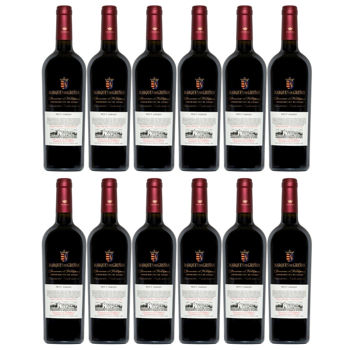 Marqués de Griñón Family Estates Dominio de Valdepusa Petit Verdot Trocken Rotwein Spanien (12 x 0,75 l) - Versanel - 