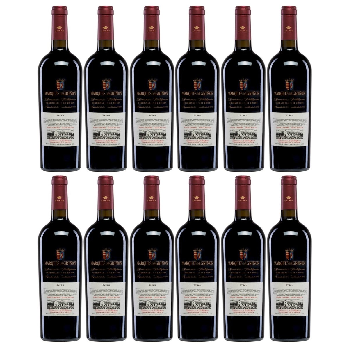 Marqués de Griñón Family Estates Dominio de Valdepusa Syrah Trocken Rotwein Spanien (12 x 0,75 l) - Versanel - 