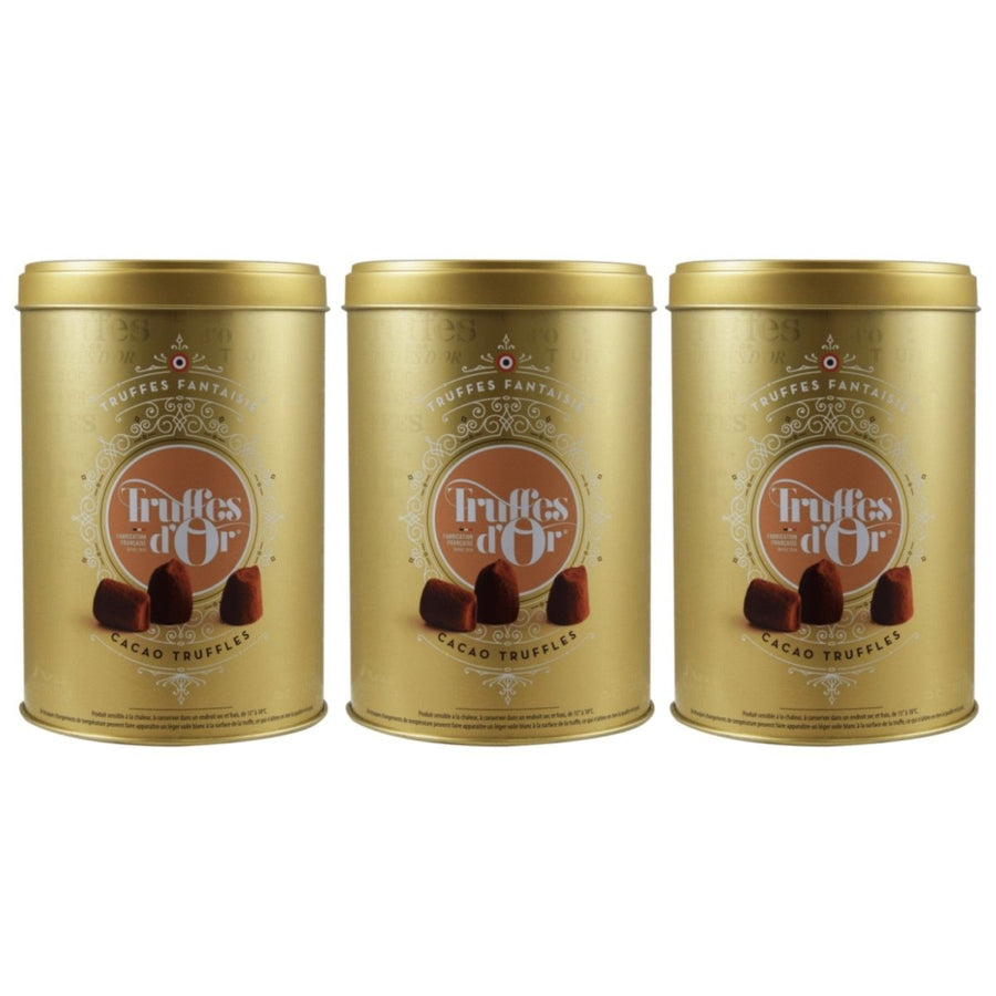 Mathez Truffes d'Or Schokoladentrüffel bestäubt mit Kakaopulver Edition Gold Frankreich (3 x 500g) - Versanel - 