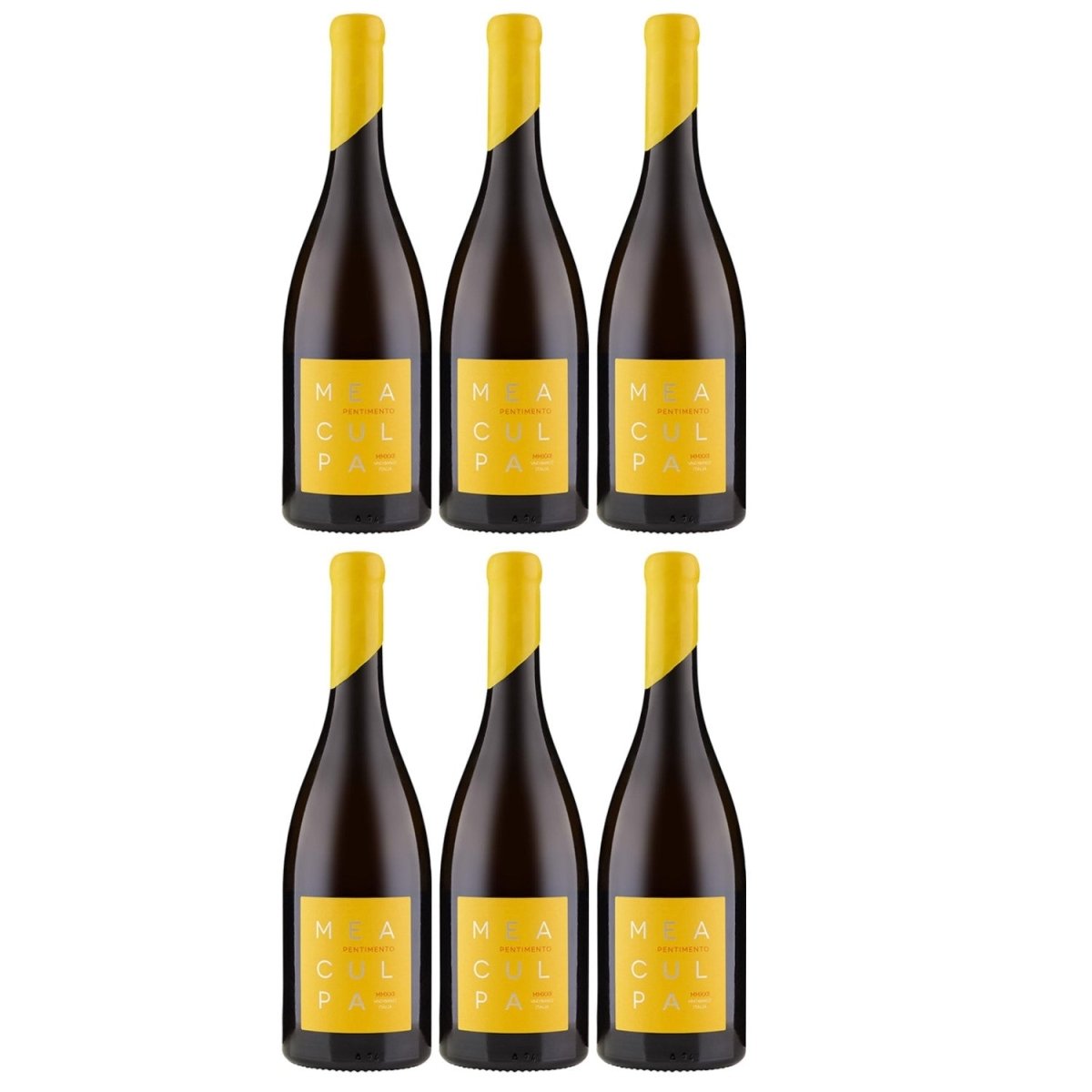 Mea Culpa Vino Bianco Pentimento Weisswein Wein Trocken DOC Sizilien (6x 0,75l) - Versanel - 