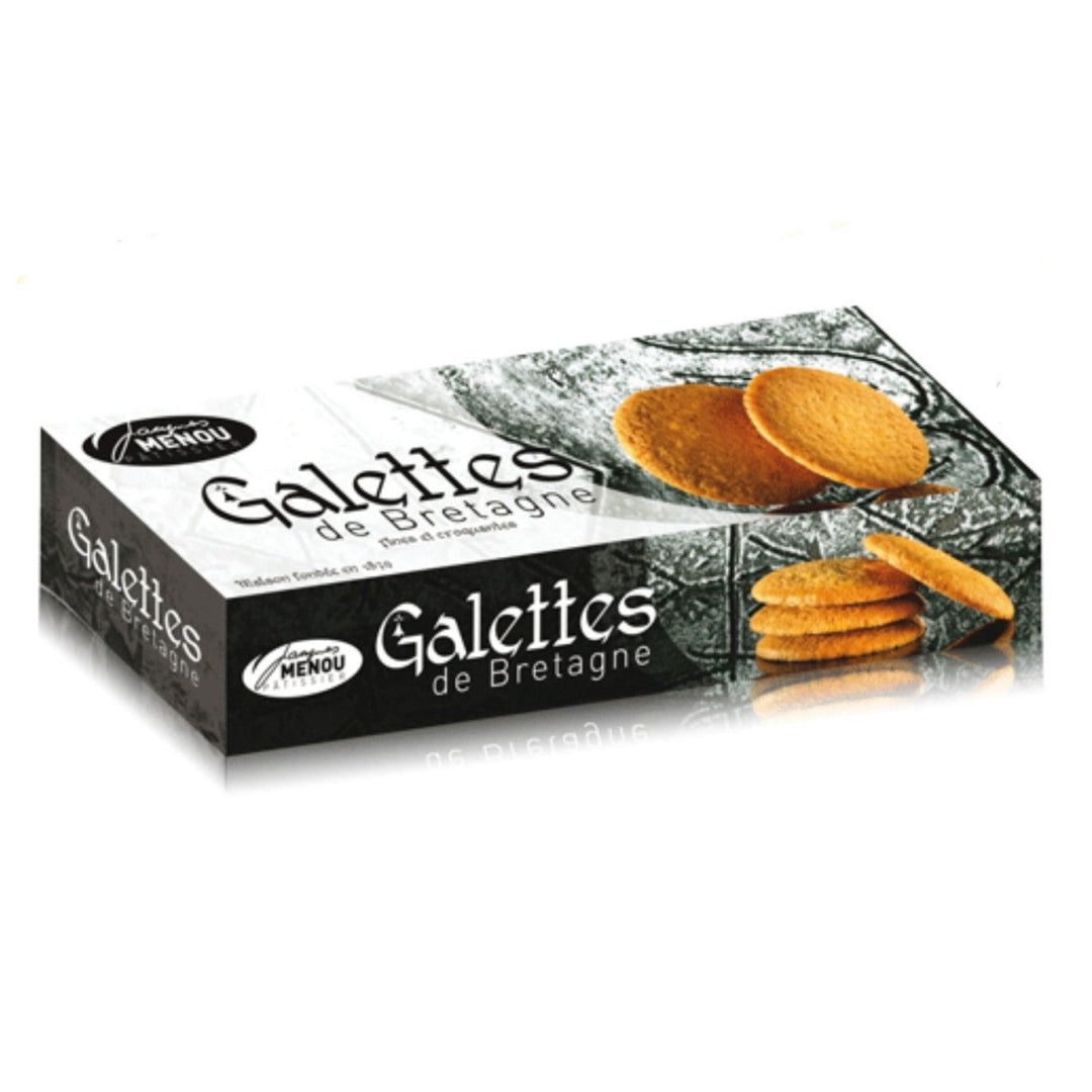 MENOU Palets de Bretagne dünne Butterpalets Süssgebäck Frankreich (3 x 100g) - Versanel - 