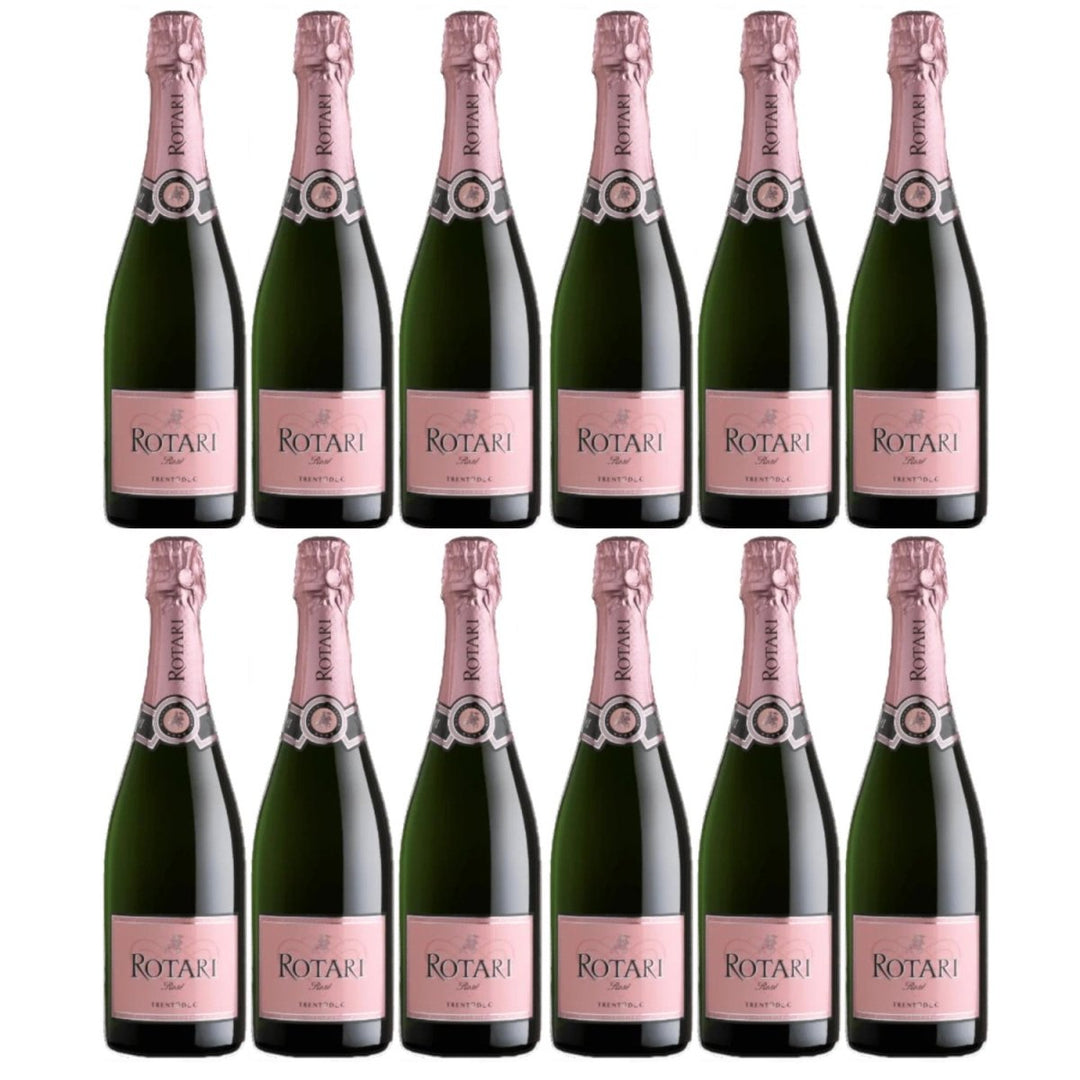 Mezzacorona Rotari Rosé Brut Pinot Nero Chardonnay Schaumwein Venetien Italien (12 x 0,75l) - Versanel - 
