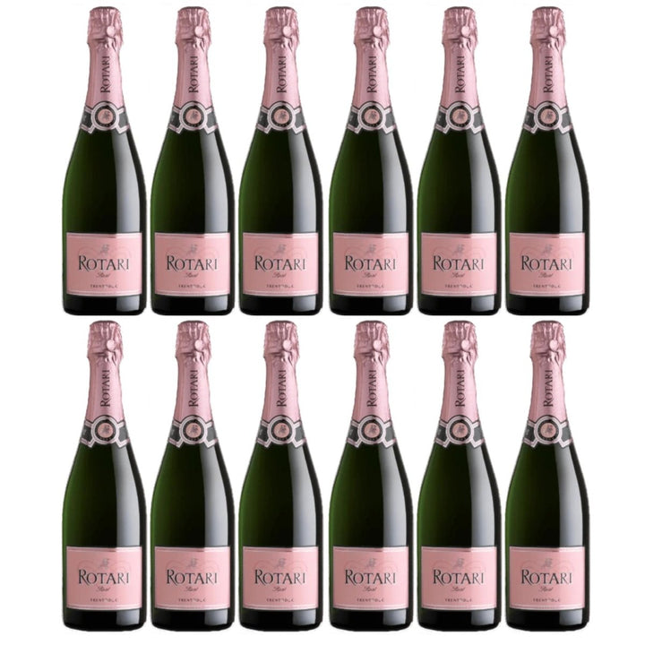 Mezzacorona Rotari Rosé Brut Pinot Nero Chardonnay Schaumwein Venetien Italien (12 x 0,75l) - Versanel - 