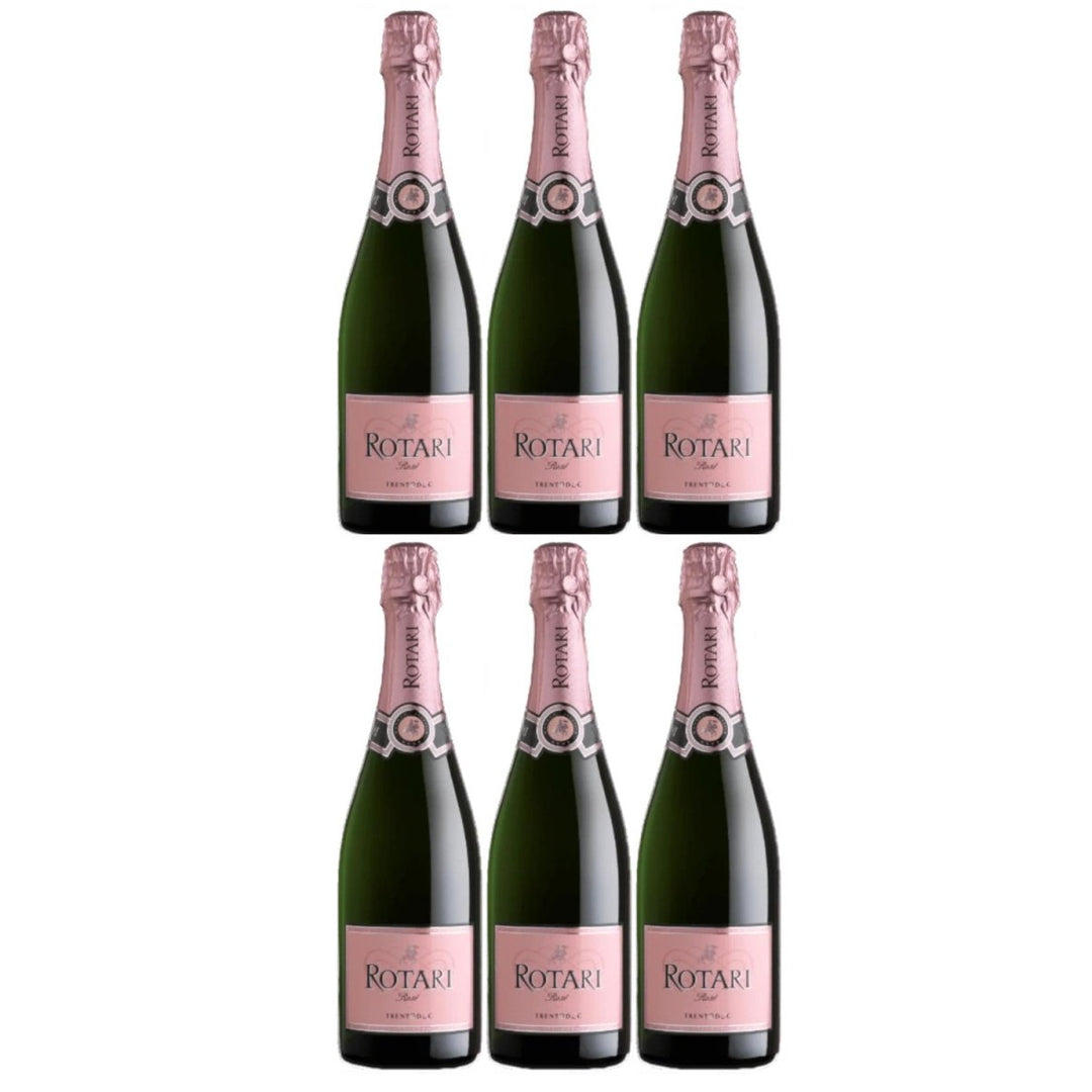 Mezzacorona Rotari Rosé Brut Pinot Nero Chardonnay Schaumwein Venetien Italien (6 x 0,75l) - Versanel - Wein
