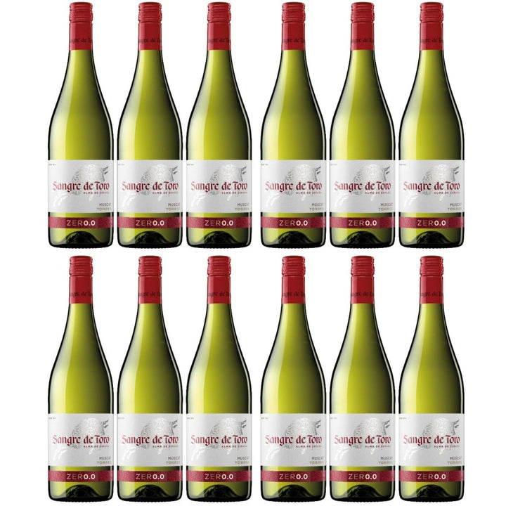 Miguel Torres Sangre de Toro Blanco 0.0 Weißwein alkoholfrei Wein trocken vegan Spanien (12 x 0,75l) - Versanel - 