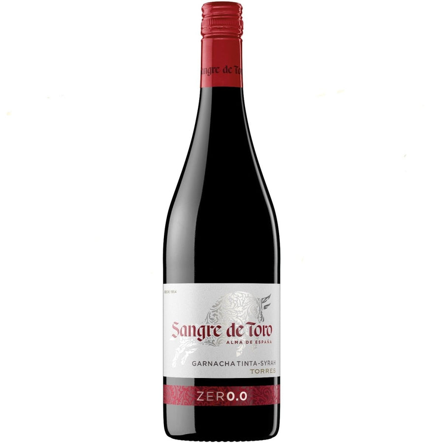 Miguel Torres Sangre de Toro Tinto 0.0 Rotwein alkoholfrei Wein trocken vegan Spanien (1 x 0,75l) - Versanel - Wein