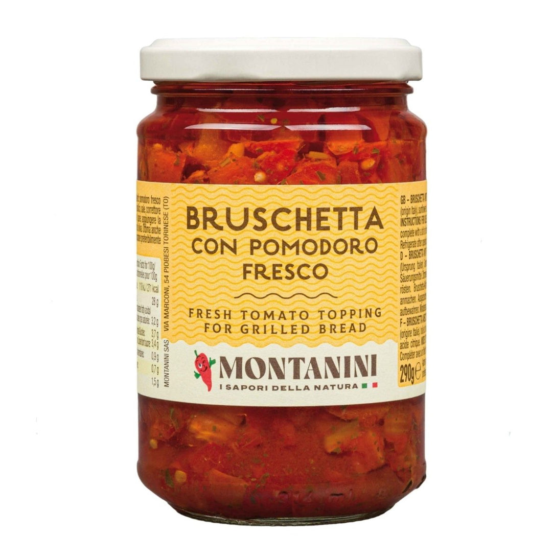 Montanini Bruschetta mit frischen italienischen Tomaten Italien (3 x 290g) - Versanel - 