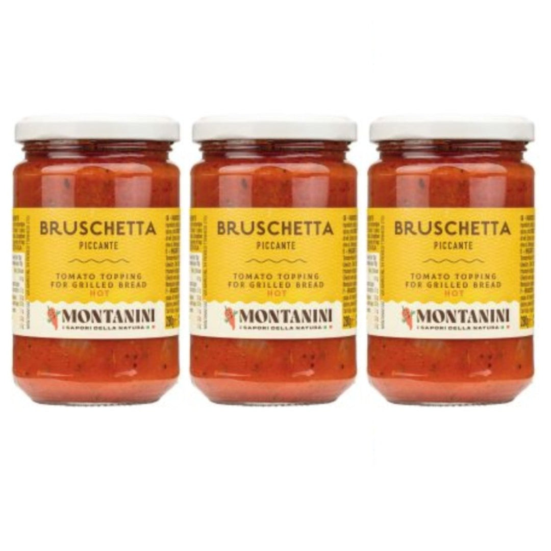 Montanini Bruschetta pikant scharf in Olivenöl Italien (3 x 280g) - Versanel - 