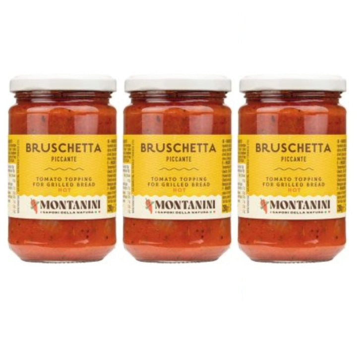 Montanini Bruschetta pikant scharf in Olivenöl Italien (3 x 280g) - Versanel - 