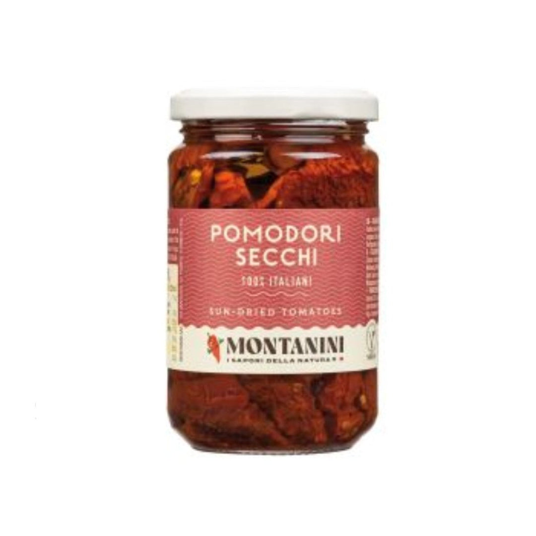 Montanini Italienische getrockenete Tomaten in Sonnenblumenöl Pomodori Secchi Italien (6 x 280g) - Versanel - 