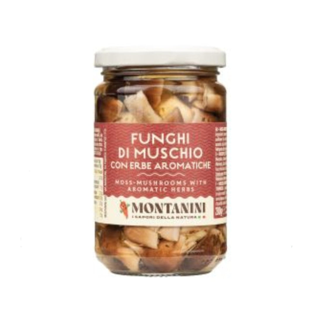 Montanini Moospilze mit Würzkräutern in Öl Italien (6 x 280g) - Versanel - 