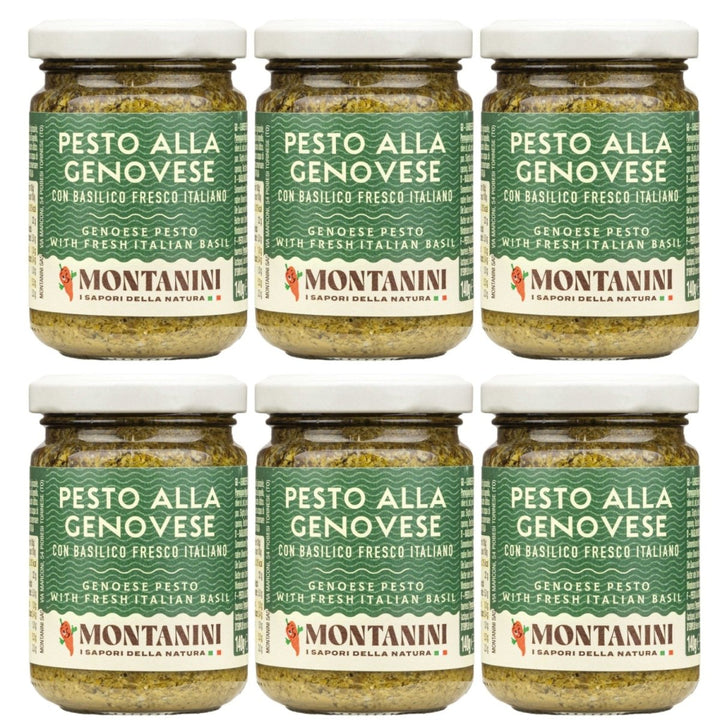 Montanini Pesto alla Genovese Italien (6 x 140g) - Versanel - 