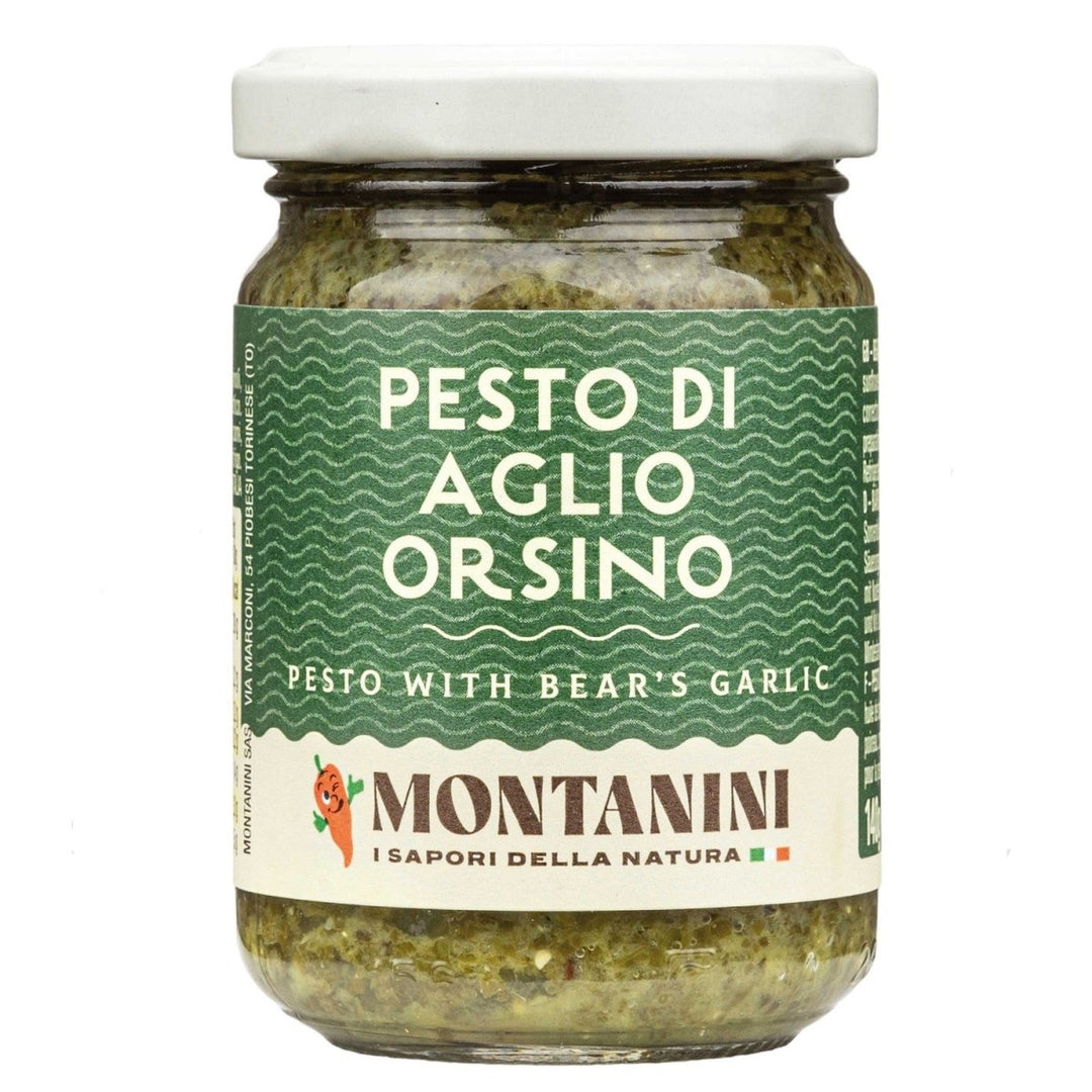 Montanini Pesto di Aglio Orsino Pesto mit Bärlauch Italien (6 x 140g) - Versanel - 