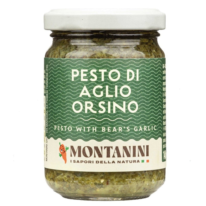 Montanini Pesto di Aglio Orsino Pesto mit Bärlauch Italien (6 x 140g) - Versanel - 