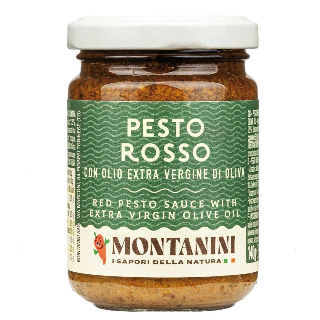 Montanini Pesto Rosso Rotes Pesto Italien (3 x 140g) - Versanel - 