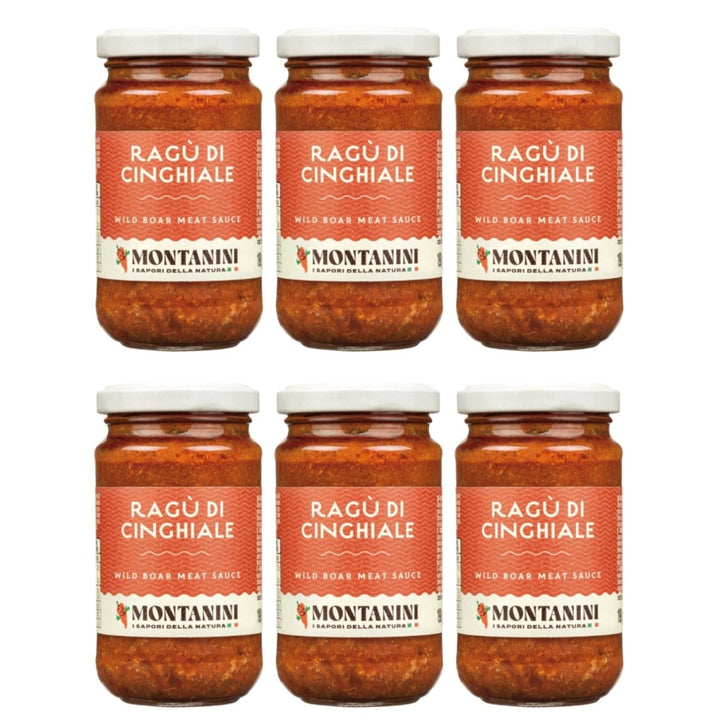 Montanini Ragu di Cinghiale Wildschwein Ragout Italien (6 x 190g) - Versanel - 