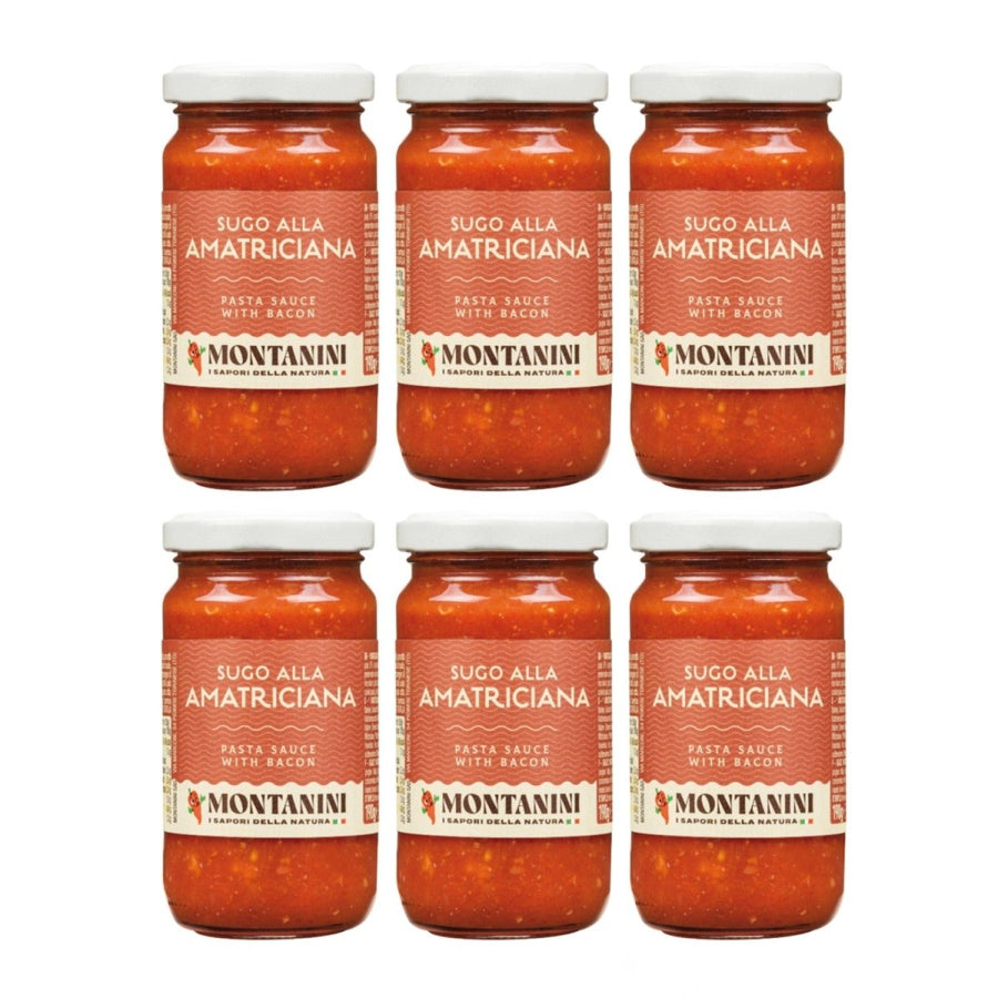 Montanini Sugo alla Amatriciana Tomatensauce all'Amatriciana Italien (6 x 190g) - Versanel - 