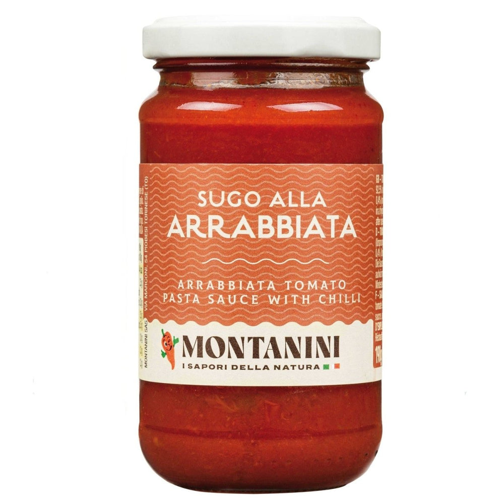 Montanini Sugo Alla Arrabbiata Tomatensauce pikant all'arrabbiata Italien (6 x 190g) - Versanel - 