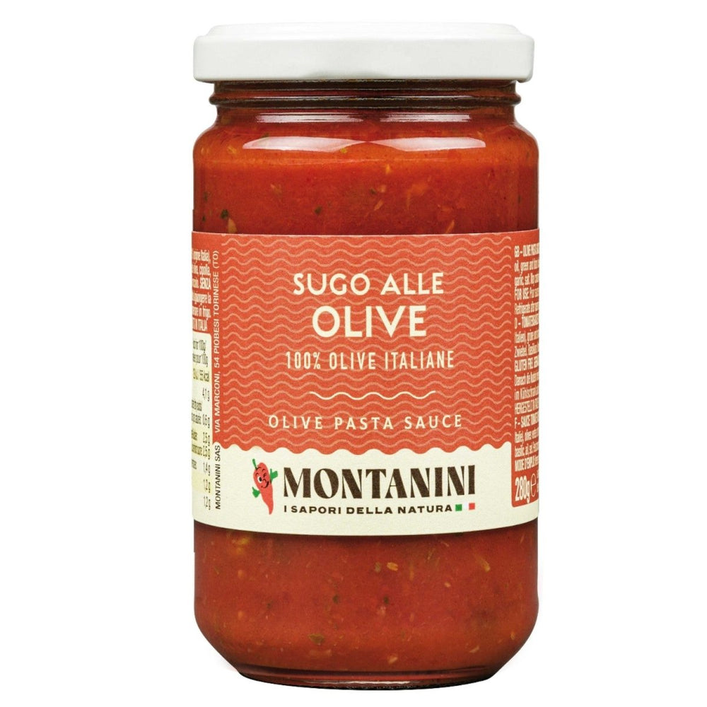 Montanini Sugo Alle Olive Tomatensauce mit Oliven Italien (6 x 280g) - Versanel - 