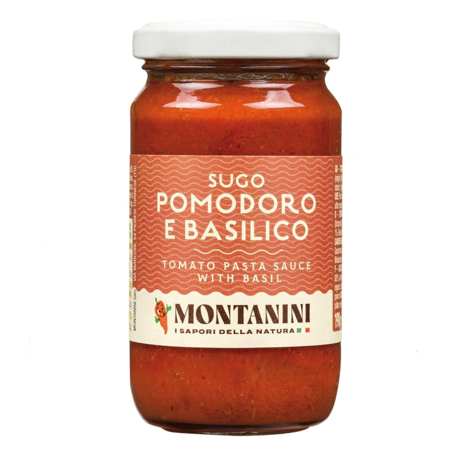 Montanini Sugo Pomodoro e Basilico Tomatensauce mit Basilikum Italien (1 x 190g) - Versanel - 
