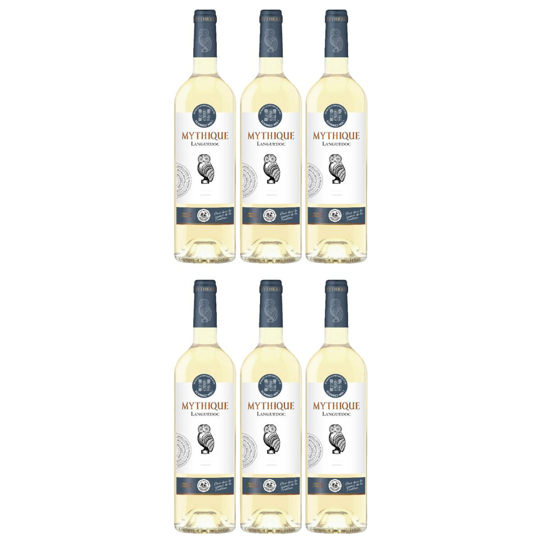 Mythique Languedoc Blanc Weißwein Wein Trocken Languedoc Frankreich (6 x 0,75l) - Versanel - Wein