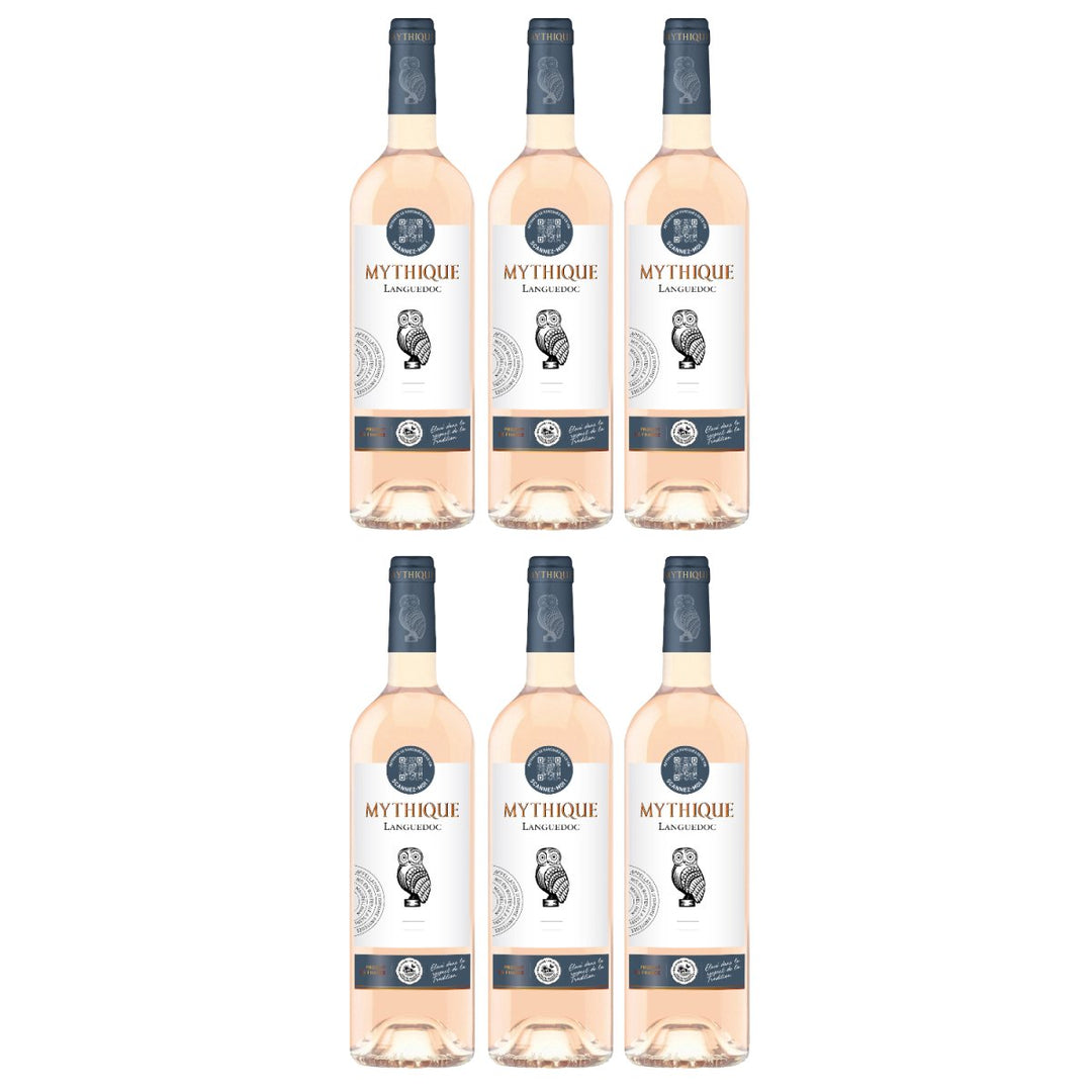 Mythique Languedoc Rosé Roséwein Wein Trocken Languedoc Frankreich (6 x 0,75l) - Versanel - Wein